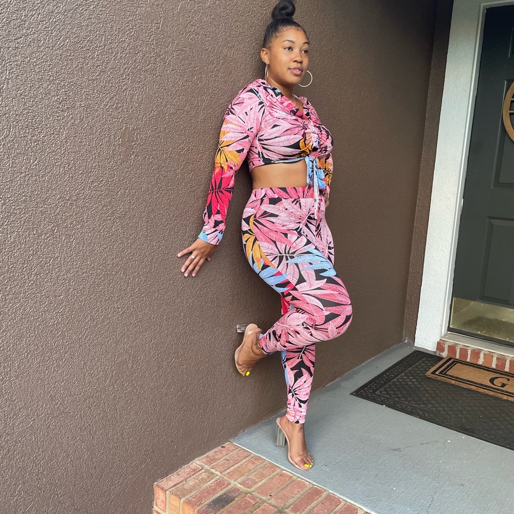 Floral Legging Set - Picture 4 of 7